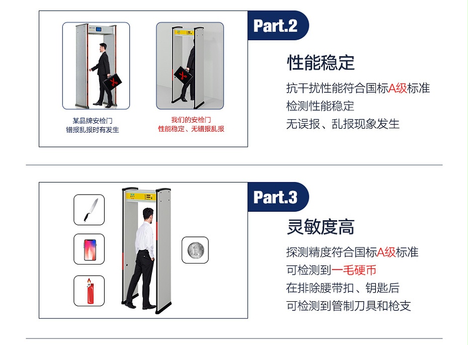 電子廠的金屬安檢門(mén)